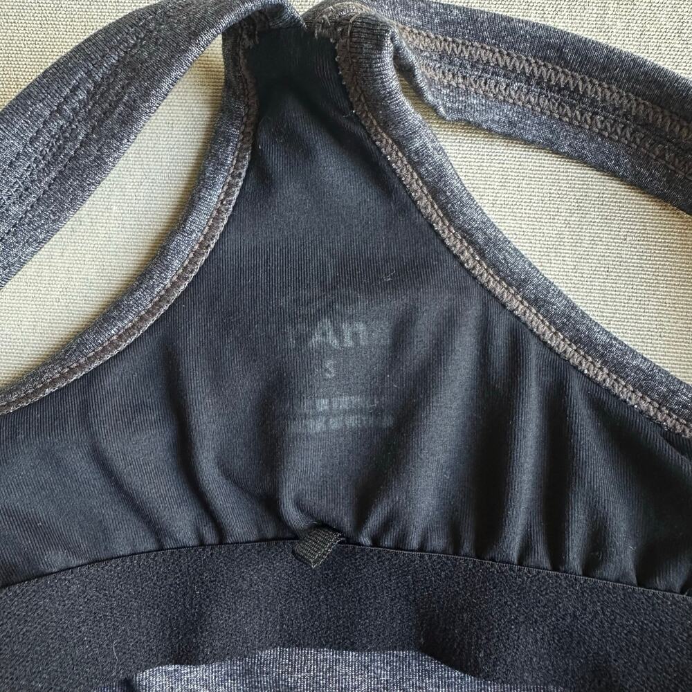 prAna Grey Striped Active Racerback Tank Top - Picture 6 of 7